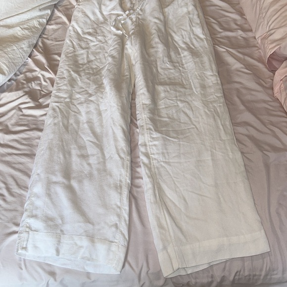 White linen pants from American Eagle - Picture 4 of 5